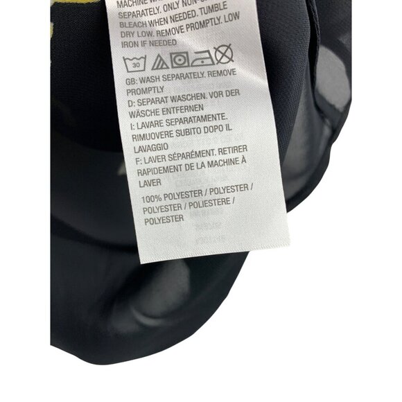 Susan Graver Sheer Floral Kimono Cardigan Jacket XS Black & Yellow - Picture 5 of 5